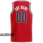 Stitched Customized Icon Red Navy White Basketball Jersey