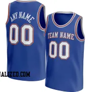 Stitched Customized Icon Royal White White Basketball Jersey