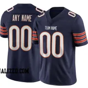Stitched Customized Navy White White Football Jersey