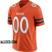 Stitched Customized Orange White White Football Jersey