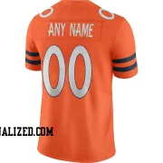 Stitched Customized Orange White White Football Jersey