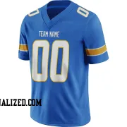 Stitched Customized Power Blue White White Football Jersey