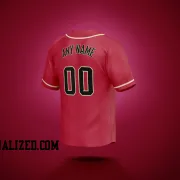 Stitched Customized Red Black Yellow Baseball Jersey